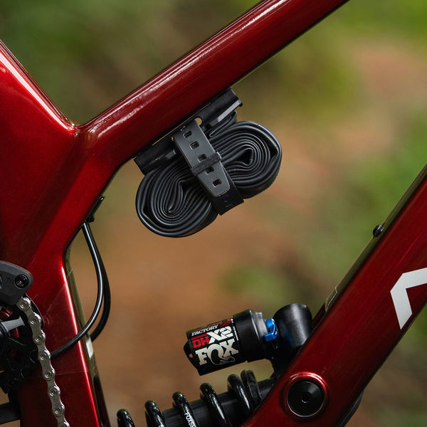 OneUp Components EDC Tube Strap Mount on Bike
